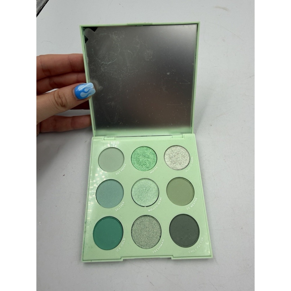 ⚘️COLOURPOP MINT TO BE 9 Pan Eyeshadow Palette NEW-No Box Pretty Color Story!! - Picture 3 of 6